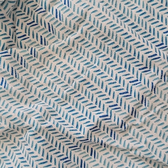 Women's Carve Designs blue and white tank top - Picture 3 of 4